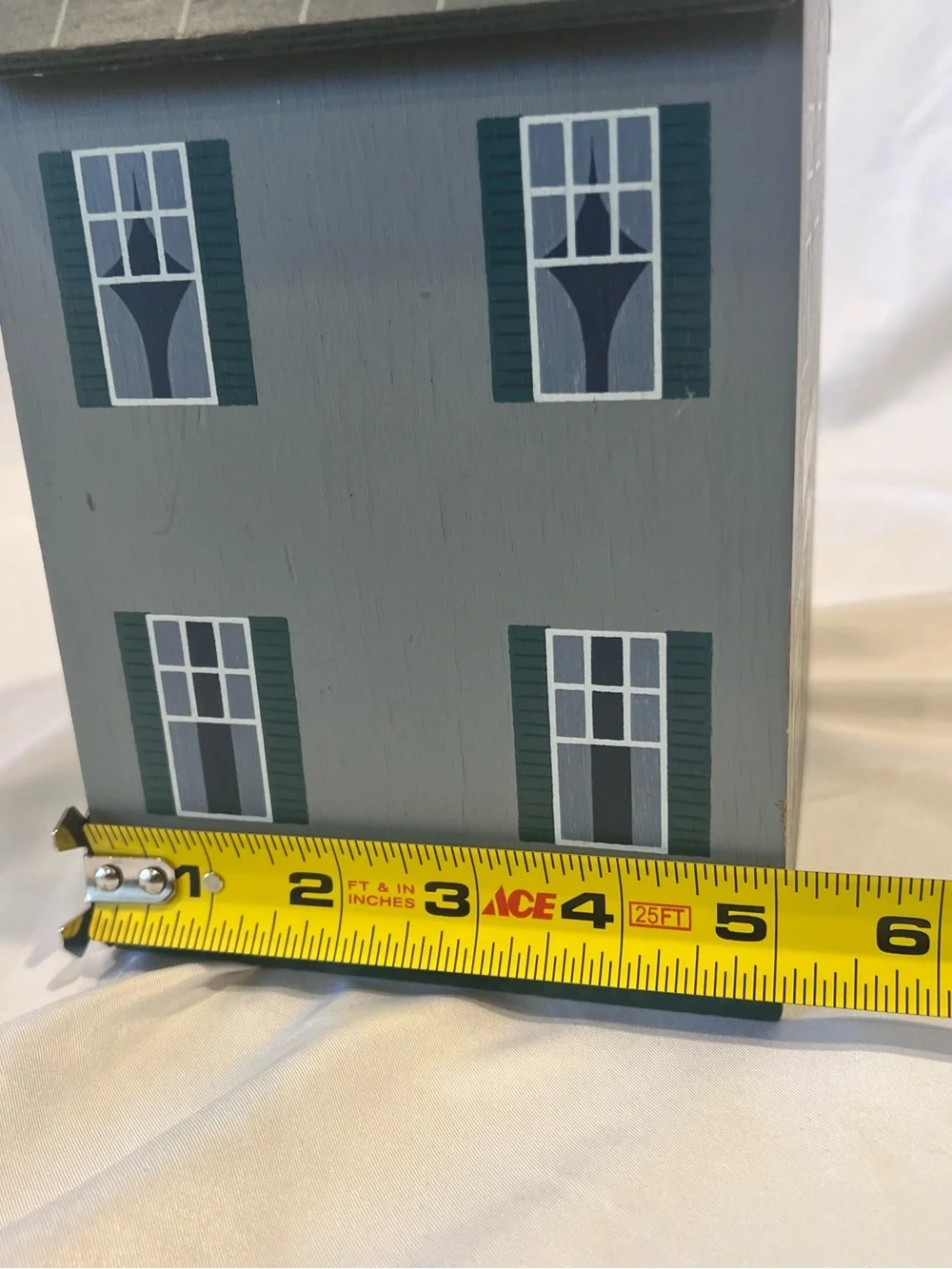 Vintage Wooden Flour House Canister Farmhouse Kitchen Decor